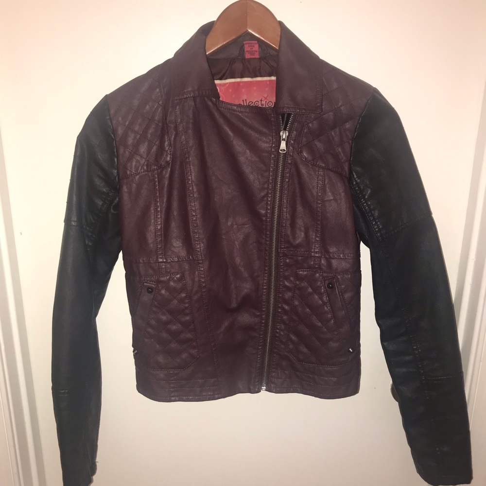 Women’s faux leather jacket